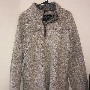 Heather Gray True Grit pullover